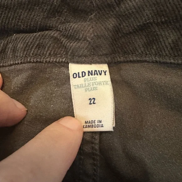 Women’s Grey Corduroy Pants - Picture 2 of 6